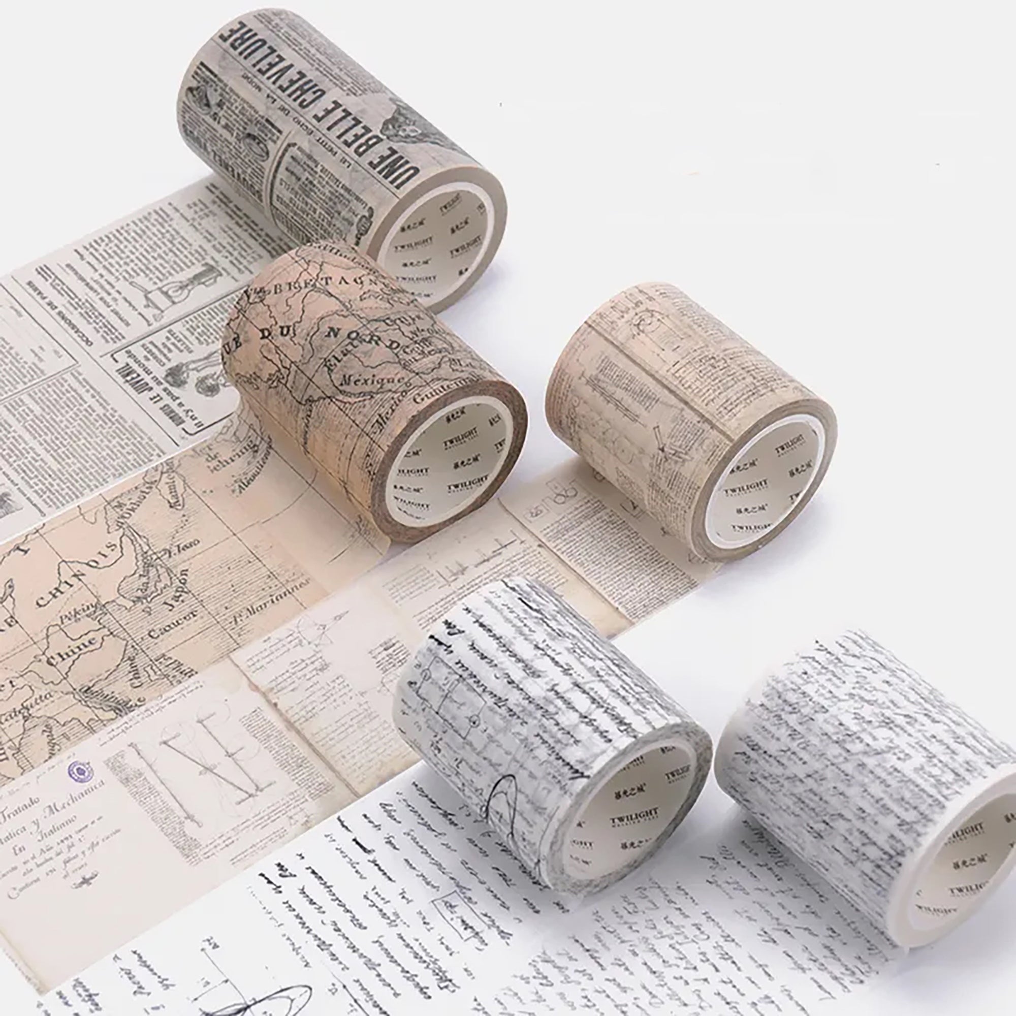 Washi Tape Fragments d'Autrefois