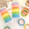 Jeu de Washi Tape Doux Arc-en-Ciel