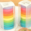 Jeu de Washi Tape Doux Arc-en-Ciel